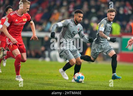 Berlino, Germania, 2 marzo 2022: Daniel-Koi¬ Kyereh del FC St Pauli durante l'Unione Berlino contro FC St. Pauli, Coppa di Germania, allo Stadion an der Alten FÃ¶rsterei. Prezzo Kim/CSM. Foto Stock