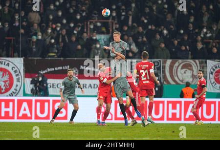 Berlino, Germania, 2 marzo 2022: Simon Makienok del FC St Pauli durante Union Berlin vs FC St Pauli, Coppa di Germania, allo Stadion an der Alten FÃ¶rsterei. Prezzo Kim/CSM. Foto Stock