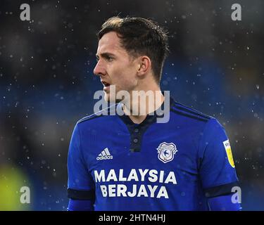 Ryan Wortle #15 di Cardiff City durante il gioco Foto Stock