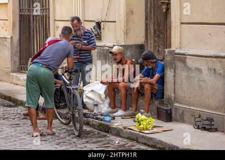 Vita quotidiana della città di l'Avana nel 2022 Foto Stock