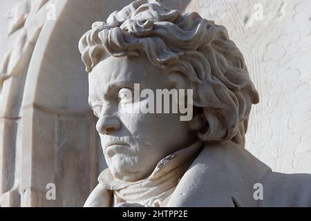 Ludwig van Beethoven-Denkmal, Berlino (nur fuer redaktionelle Verwendung. Keine Werbung. Referenzdatenbank: http://www.360-berlin.de. © Jens Knappe. B Foto Stock