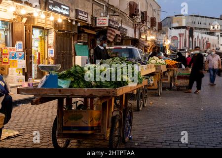 Mercato di frutta e verdura nella città vecchia di Jeddah, Arabia Saudita. (Foto CTK/Ondrej Zaruba) Foto Stock