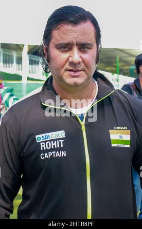 New Delhi, India. 02nd Mar 2022. India squadra di Coppa Davis Capitano ed ex tennista indiano Rohit Rajpal, al Gymkhana Club. India vs Danimarca Davis Cup 2022 World Group Play-off pareggio si disputerà a Delhi. Credit: SOPA Images Limited/Alamy Live News Foto Stock