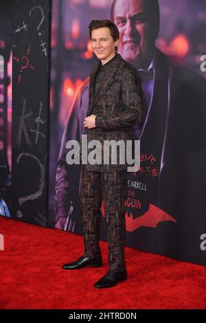 Paul Dano partecipa al 'The Batman' World Premiere il 01 marzo 2022 a New York. Foto Stock