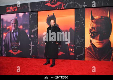 Robert Pattinson partecipa alla 'The Batman' World Premiere il 01 marzo 2022 a New York. Foto Stock