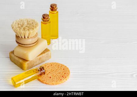 Zero accessori per massaggi e bagni, prodotti spa Foto Stock