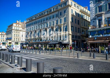 LE VIEUX PORT, MARSIGLIA, BDR FRANCIA 13 Foto Stock