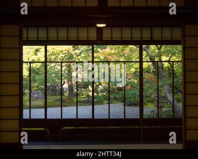 Kodaiji Jugyuan 高台寺 十牛庵. Ristorante tradizionale a Kyoto Foto Stock