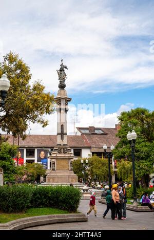 Monumento a los Hroes del 10 de Agosto, Quito, Ecuador Foto Stock