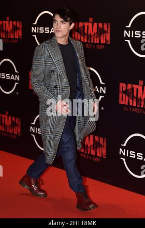 Roma, Italia. 02nd Mar 2022. Rocco Fasanoassiste al tappeto rosso della prima del film The Batman allo Space moderno Cinema.Rome. (Italia) Marzo 1th 2022 credito: dpa/Alamy Live News Foto Stock