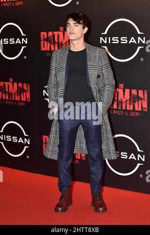 Roma, Italia. 02nd Mar 2022. Rocco Fasanoassiste al tappeto rosso della prima del film The Batman allo Space moderno Cinema.Rome. (Italia) Marzo 1th 2022 credito: dpa/Alamy Live News Foto Stock