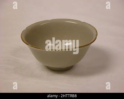 Arte ispirata a Bowl, dinastia Song (960-1279), Cina, gres, Diam. 4 poll. (10,2 cm), Ceramica, opere classiche modernizzate da Artotop con un tuffo di modernità. Forme, colore e valore, impatto visivo accattivante sulle emozioni artistiche attraverso la libertà delle opere d'arte in modo contemporaneo. Un messaggio senza tempo che persegue una nuova direzione selvaggiamente creativa. Artisti che si rivolgono al supporto digitale e creano l'NFT Artotop Foto Stock