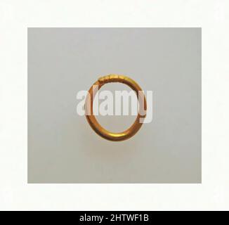 Arte ispirata a spirali, ciprioti, oro, diametro: 7/16 x 1/16 poll. (1,1 x 0,1 cm), Oro e Argento, opere classiche modernizzate da Artotop con un tocco di modernità. Forme, colore e valore, impatto visivo accattivante sulle emozioni artistiche attraverso la libertà delle opere d'arte in modo contemporaneo. Un messaggio senza tempo che persegue una nuova direzione selvaggiamente creativa. Artisti che si rivolgono al supporto digitale e creano l'NFT Artotop Foto Stock