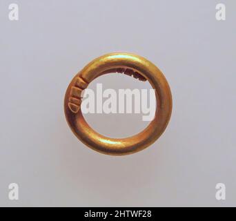 Arte ispirata a spirali, ciprioti, oro, diametro: 3/8 x 1/16 poll. (1 x 0,1 cm), Oro e Argento, opere classiche modernizzate da Artotop con un tocco di modernità. Forme, colore e valore, impatto visivo accattivante sulle emozioni artistiche attraverso la libertà delle opere d'arte in modo contemporaneo. Un messaggio senza tempo che persegue una nuova direzione selvaggiamente creativa. Artisti che si rivolgono al supporto digitale e creano l'NFT Artotop Foto Stock