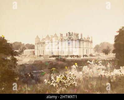 Art Inspired by Garscube House, Scotland, 1860s–70s, stampa in argento albume da vetro negativo, Photographs, Unknown (British, opere classiche modernizzate da Artotop con un tuffo di modernità. Forme, colore e valore, impatto visivo accattivante sulle emozioni artistiche attraverso la libertà delle opere d'arte in modo contemporaneo. Un messaggio senza tempo che persegue una nuova direzione selvaggiamente creativa. Artisti che si rivolgono al supporto digitale e creano l'NFT Artotop Foto Stock