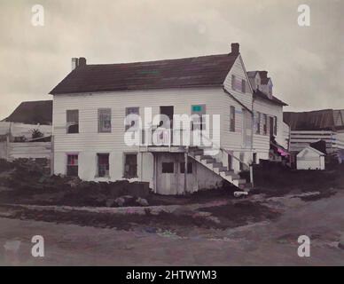 Arte ispirata a Gettysburg. John Burns House, 1863, stampa in argento albume da vetro negativo, fotografie, opere classiche modernizzate da Artotop con un tuffo di modernità. Forme, colore e valore, impatto visivo accattivante sulle emozioni artistiche attraverso la libertà delle opere d'arte in modo contemporaneo. Un messaggio senza tempo che persegue una nuova direzione selvaggiamente creativa. Artisti che si rivolgono al supporto digitale e creano l'NFT Artotop Foto Stock