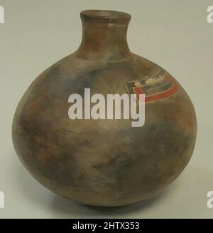 Arte ispirata da bottiglia a tubo singolo, 5th–3rd secolo a.C., Perù, Paracas, Ceramica, Pigmento, totale: 6 poll. (15,24 cm), Ceramics-Containers, opere classiche modernizzate da Artotop con un tuffo di modernità. Forme, colore e valore, impatto visivo accattivante sulle emozioni artistiche attraverso la libertà delle opere d'arte in modo contemporaneo. Un messaggio senza tempo che persegue una nuova direzione selvaggiamente creativa. Artisti che si rivolgono al supporto digitale e creano l'NFT Artotop Foto Stock