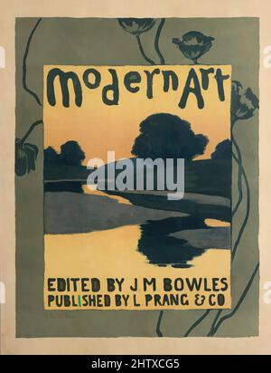 Art Inspired by Modern Art, 1895, litografia, foglio: 20 1/16 x 15 3/8 pollici (51 x 39,1 cm), Arthur Wesley Dow (americano, Ipswich, Massachusetts 1857–1922 New York state, opere classiche modernizzate da Artotop con un tuffo di modernità. Forme, colore e valore, impatto visivo accattivante sulle emozioni artistiche attraverso la libertà delle opere d'arte in modo contemporaneo. Un messaggio senza tempo che persegue una nuova direzione selvaggiamente creativa. Artisti che si rivolgono al supporto digitale e creano l'NFT Artotop Foto Stock