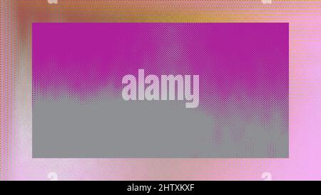 Un'immagine di sfondo astratta di mezzitoni con bordo a grunge. Foto Stock