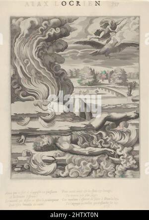 Art Inspired by Locrian Ajax (Ajax Locrien), n.d., incisione, foglio: 12 3/16 x 8 11/16 poll. (31 x 22,1 cm), Prints, Thomas de Leu (francese 1560–1620, opere classiche modernizzate da Artotop con un tuffo di modernità. Forme, colore e valore, impatto visivo accattivante sulle emozioni artistiche attraverso la libertà delle opere d'arte in modo contemporaneo. Un messaggio senza tempo che persegue una nuova direzione selvaggiamente creativa. Artisti che si rivolgono al supporto digitale e creano l'NFT Artotop Foto Stock