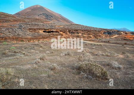 Refera de Teseguite, Rofera Antigua, Città stratificata, Lanzarote, Isole Canarie, Isole Canarie, Spagna Foto Stock