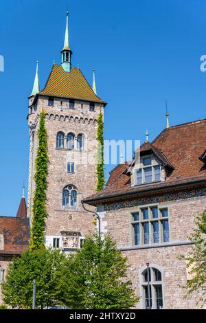 Museo nazionale svizzero di Zurigo, Svizzera Foto Stock