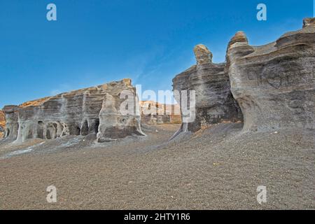 Refera de Teseguite, Rofera Antigua, Città stratificata, Lanzarote, Isole Canarie, Isole Canarie, Spagna Foto Stock