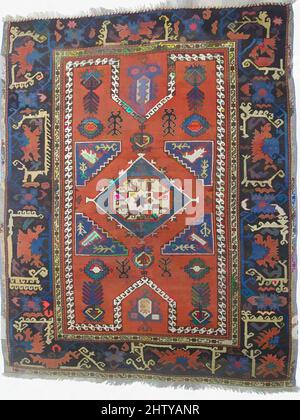 Arte ispirata da Carpet, probabilmente alla fine del 18th secolo, attribuita probabilmente alla Turchia Centrale, H. 79 3/4 in. (202,6 cm), Textiles-Rugs, opere classiche modernizzate da Artotop con un tuffo di modernità. Forme, colore e valore, impatto visivo accattivante sulle emozioni artistiche attraverso la libertà delle opere d'arte in modo contemporaneo. Un messaggio senza tempo che persegue una nuova direzione selvaggiamente creativa. Artisti che si rivolgono al supporto digitale e creano l'NFT Artotop Foto Stock