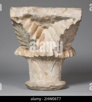 Arte ispirata dalla capitale, 15th secolo, made in Catalonia, Spagna, Catalano, Arenaria, totale: 7 x 9 poll. (17,8 x 22,9 cm), scultura-architettura, opere classiche modernizzate da Artotop con un tuffo di modernità. Forme, colore e valore, impatto visivo accattivante sulle emozioni artistiche attraverso la libertà delle opere d'arte in modo contemporaneo. Un messaggio senza tempo che persegue una nuova direzione selvaggiamente creativa. Artisti che si rivolgono al supporto digitale e creano l'NFT Artotop Foto Stock