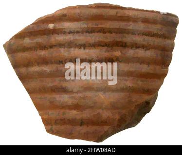 Arte ispirata da Ostrakon, 600, made in Tebe, Egitto bizantino, copto, Frammento di ceramica con scritta in inchiostro, 4 1/2 x 6 pollici (11,5 x 15,3 cm), Ceramica, opere classiche modernizzate da Artotop con un tuffo di modernità. Forme, colore e valore, impatto visivo accattivante sulle emozioni artistiche attraverso la libertà delle opere d'arte in modo contemporaneo. Un messaggio senza tempo che persegue una nuova direzione selvaggiamente creativa. Artisti che si rivolgono al supporto digitale e creano l'NFT Artotop Foto Stock