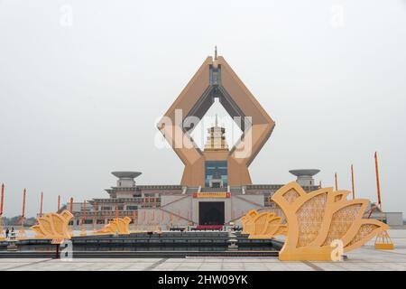 SHAANXI, CINA - Tempio di Famen. Un famoso Tempio nella Contea di Fufeng, Shaanxi, Cina. Foto Stock