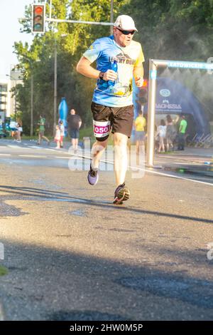 3 Rd Wizz Air Katowice Mezza Maratona, Katowice, Slesia, Polonia. Luglio 19, 2021. Mezza maratona, runner. Foto Stock
