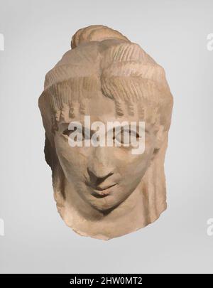 Arte ispirata da maschera funeraria, periodo romano, 2nd d.C., dall'Egitto, in gesso, vernice, h. 19 cm (7 1/2 poll.); w. 10,5 cm (4 1/8 pollici), opere classiche modernizzate da Artotop con un tuffo di modernità. Forme, colore e valore, impatto visivo accattivante sulle emozioni artistiche attraverso la libertà delle opere d'arte in modo contemporaneo. Un messaggio senza tempo che persegue una nuova direzione selvaggiamente creativa. Artisti che si rivolgono al supporto digitale e creano l'NFT Artotop Foto Stock