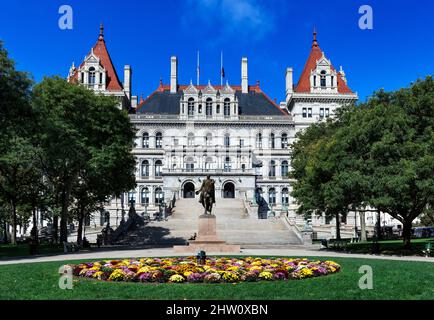 New York State Capitol Building, Albany. New York, Stati Uniti d'America. Foto Stock