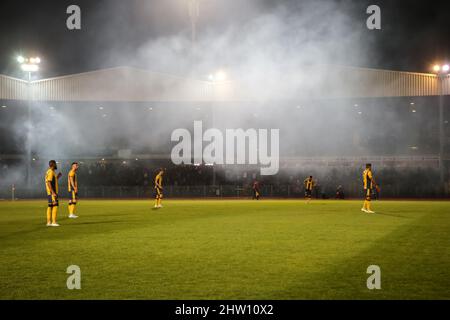 Limassol, Cipro Cipro. 02nd Mar 2022. Una visione generale dello stadio, Limassol, Cipro, il 2 marzo 2022. AEL ha vinto 2-0 contro Apollon per i playoff della Cyprus Cup e si è qualificata per le finali del quarto. (Foto di Kostas Pikoulas/Sipa USA) Credit: Sipa USA/Alamy Live News Foto Stock