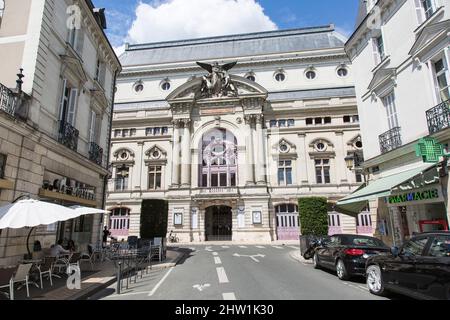 Francia, Indre et Loire, Valle della Loira dichiarata Patrimonio dell'Umanità dall'UNESCO, Tours, la Grand Th??tre de Tours (1889) è la sede dell'Opera de Tours Foto Stock