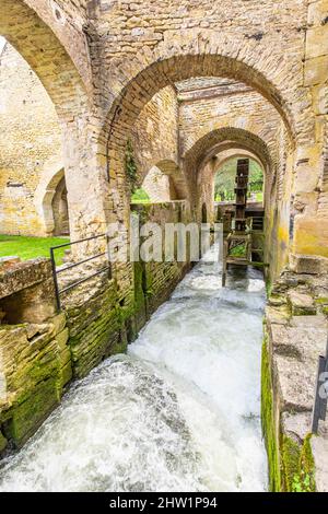 Francia, Cote d'Or, Buffon, le botteghe della Grande Forge de Buffon, un capolavoro del patrimonio industriale del 18th secolo costruito dal naturalista Georges Louis Leclerc, conte di Buffon Foto Stock