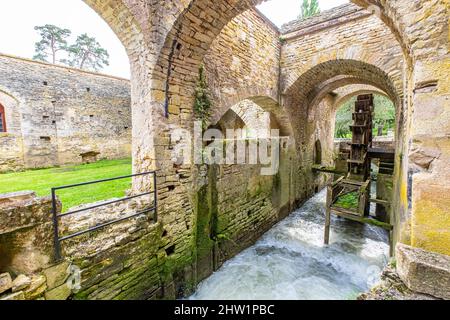 Francia, Cote d'Or, Buffon, le botteghe della Grande Forge de Buffon, un capolavoro del patrimonio industriale del 18th secolo costruito dal naturalista Georges Louis Leclerc, conte di Buffon Foto Stock