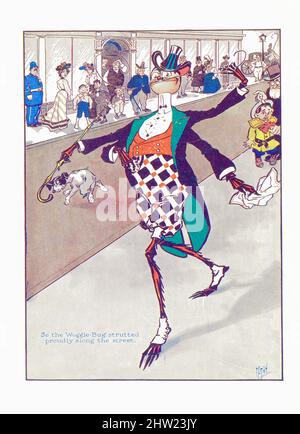 IKE Morgan illustrazioni per le storie dei bambini di L Frank Baum The Woggle Bug Book Foto Stock