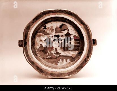 Arte ispirata alla piastra ad acqua calda, 1800–1830, Made in China, cinese, porcellana, 2 x 10 1/8 poll. (5,1 x 25,7 cm), Ceramica, opere classiche modernizzate da Artotop con un tuffo di modernità. Forme, colore e valore, impatto visivo accattivante sulle emozioni artistiche attraverso la libertà delle opere d'arte in modo contemporaneo. Un messaggio senza tempo che persegue una nuova direzione selvaggiamente creativa. Artisti che si rivolgono al supporto digitale e creano l'NFT Artotop Foto Stock