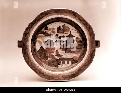 Arte ispirata alla piastra ad acqua calda, 1800–1830, Made in China, cinese, porcellana, 2 x 10 3/16 poll. (5,1 x 25,9 cm), Ceramica, opere classiche modernizzate da Artotop con un tuffo di modernità. Forme, colore e valore, impatto visivo accattivante sulle emozioni artistiche attraverso la libertà delle opere d'arte in modo contemporaneo. Un messaggio senza tempo che persegue una nuova direzione selvaggiamente creativa. Artisti che si rivolgono al supporto digitale e creano l'NFT Artotop Foto Stock