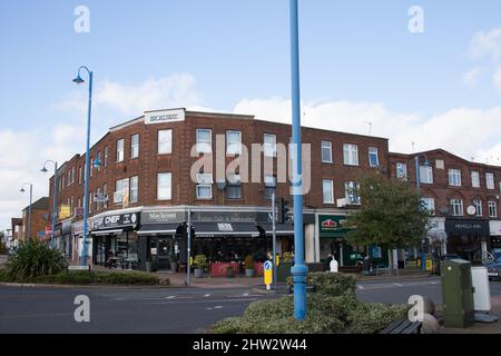 Vista su Potters Bar, Hertfordshire nel Regno Unito Foto Stock