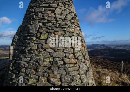 Una passeggiata attraverso le Uplands meridionali per vedere i tre fratelli Foto Stock