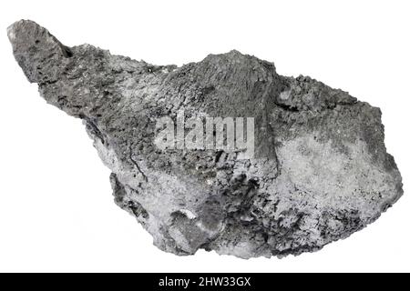 Arsenico nativo di Alberoda, Germania isolato su sfondo bianco Foto Stock