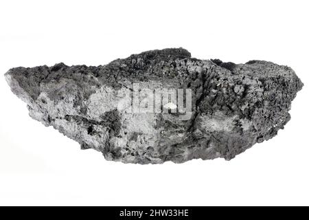 Arsenico nativo di Alberoda, Germania isolato su sfondo bianco Foto Stock