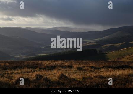 Una passeggiata attraverso le Uplands meridionali per vedere i tre fratelli Foto Stock