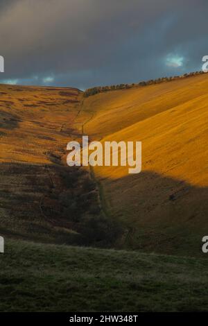 Una passeggiata attraverso le Uplands meridionali per vedere i tre fratelli Foto Stock