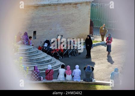 Roma, Italia 30/08/2011: ID-ul-Fitr alla Grande Moschea, la festa islamica della rottura del digiuno Ramadan. ©Andrea Sabbadini Foto Stock