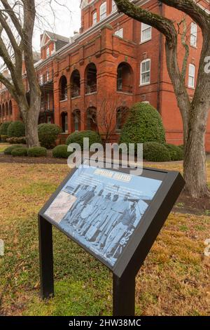 Contraband Hospital a Fort Monroe Hampton Virginia Foto Stock