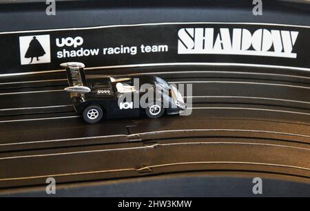 Slot car vintage in scala ho Foto Stock